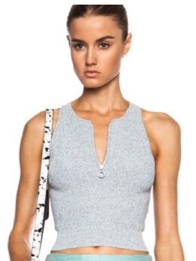 Phillip Lim Zip-Notch Crop Top